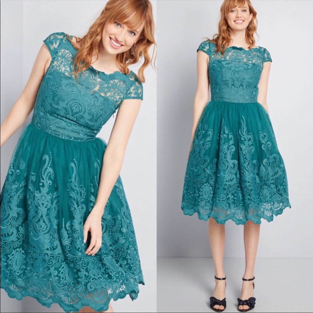 ModCloth Chi Chi London Exquisite Elegance Dress